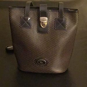 Vintage Dooney & Bourke Leather Bucket Bag  Green